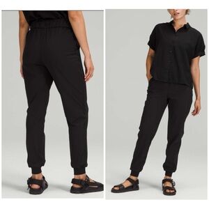 Lululemon stretch high rise jogger pants black 2